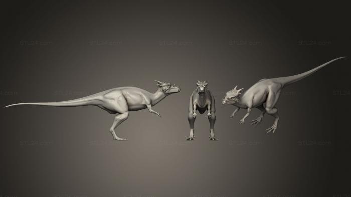 Статуэтки животных (Дракорекс Хогвартсия, STKJ_1696) 3D модель для ЧПУ станка
